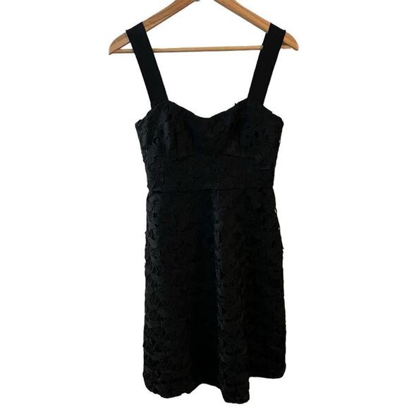J Crew SZ 2 Sleeveless Sweetheart Neckline Fit and Flare Lace Midi Party Dress - Picture 1 of 10